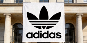 知名运动品牌 Adidas 标志 - 三条纹经典图案